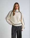Clara | Rullekrave sweater
