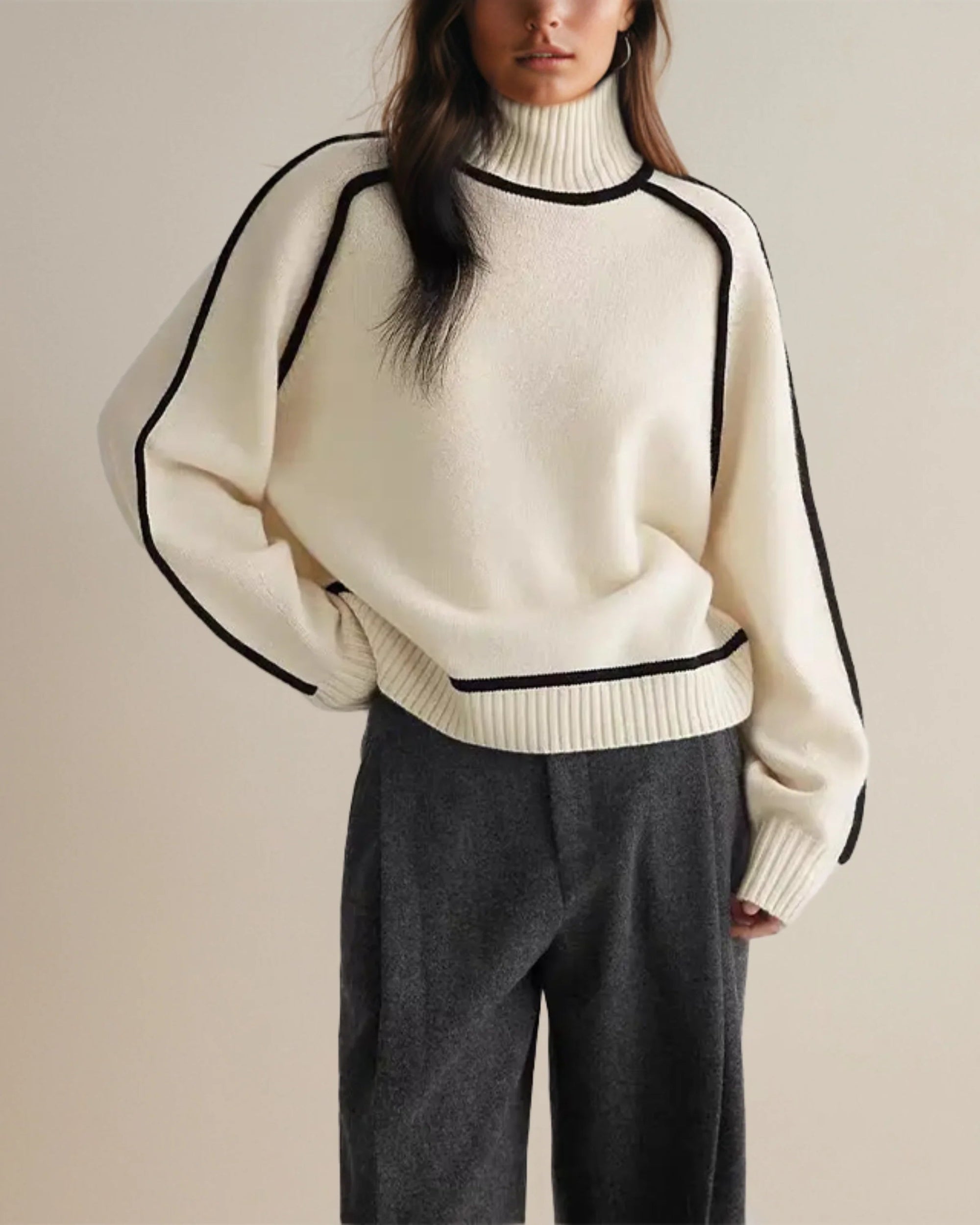 Clara | Rullekrave sweater