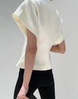 Nerina | Bluse med knapdetaljer