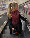Scarlett | Læder Top