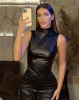 Scarlett | Læder Top
