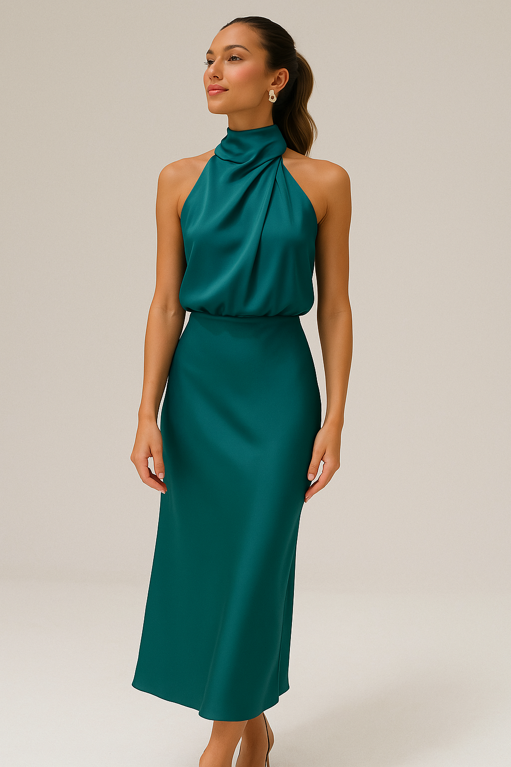 Claire | Satin Kjole