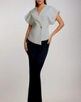 Nerina | Bluse med knapdetaljer